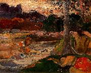 Paul Gauguin, Tahitians on the Riverbank